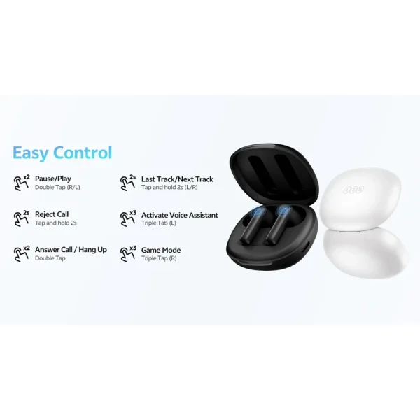 هدفون بی سیم شیائومی کیو سی وای مدل Ailybuds E10 Xiaomi QCY Ailybuds E10 Wireless Headphone - Image 5
