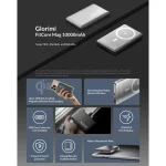 پاور بانک گلوریمی مدل Glorimi Power Bank FitCore Mag Qi2 10000mAh - Image 10